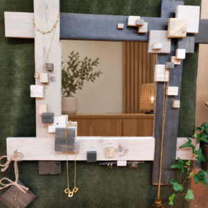 Miroir Boîte à bijoux ton sur ton